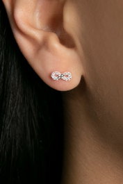 Heliophilia Silver Pendientes de Plata de Ley 925